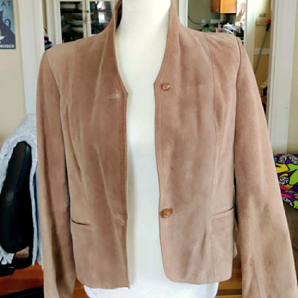 Vintage Ann Taylor suede coat